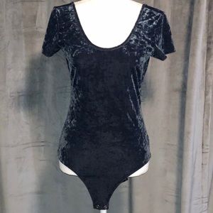 AE Blue Velvet Bodysuit